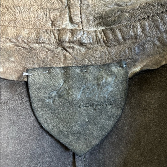 Da Rold Le Cuir Perdu Leather Jacket Embellished Details Handmade In Italy - Picture 5 of 16